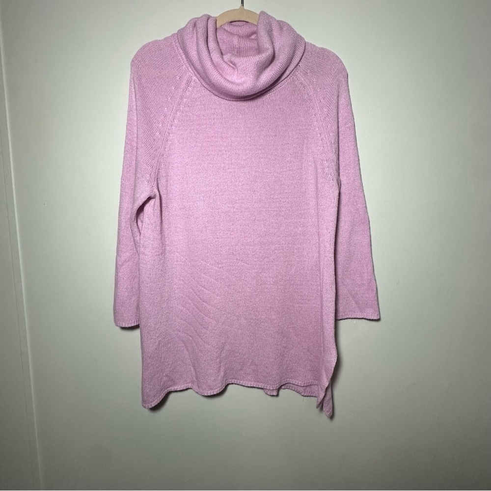 Pant Store Lilac Purple Cowl Neck Cotton Wool Blend Long Sleeve Sweater M/L